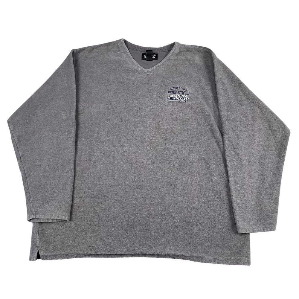 DAI Penn State Nittany Lions Towel Heavy Oversized Grey Sweatshirt Sz XXL‎
